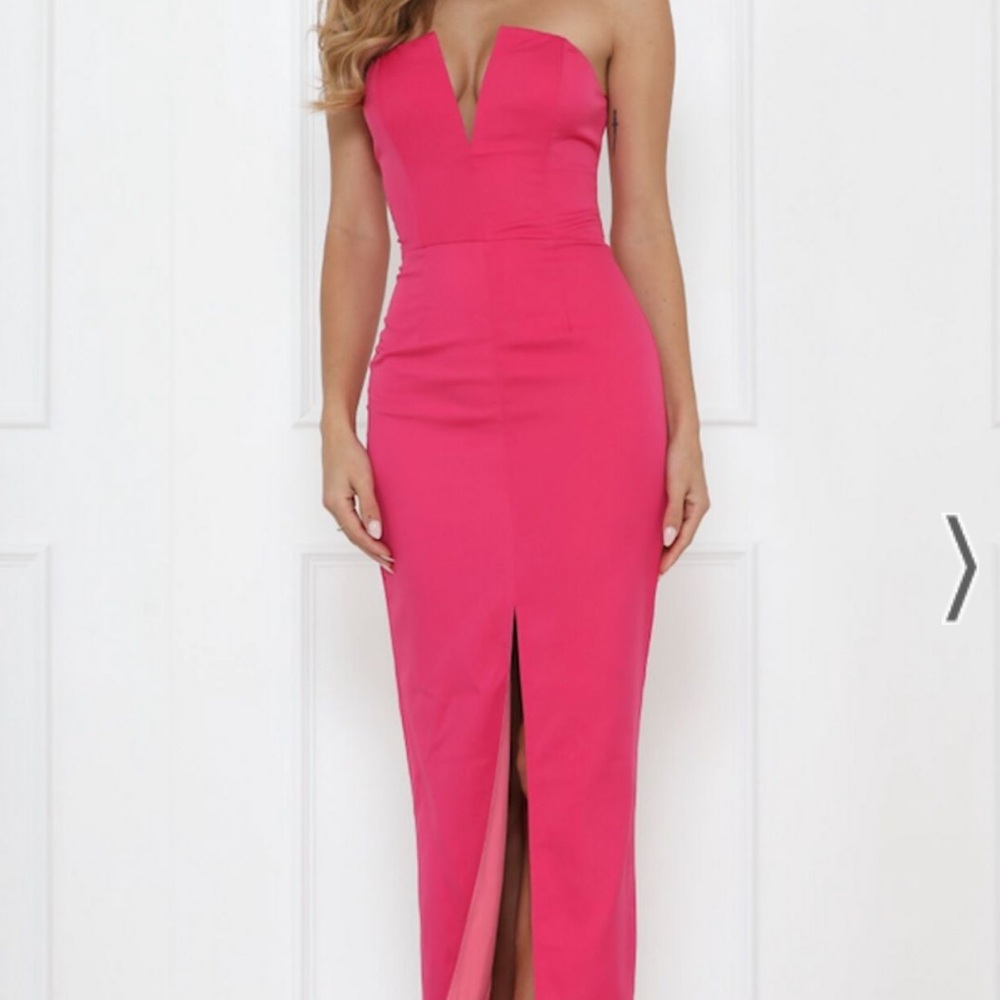Strapless Pink Gown / Maxi Dress
